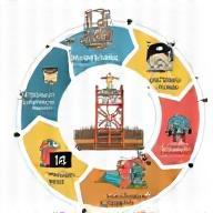 Illustration of putting a plan into action