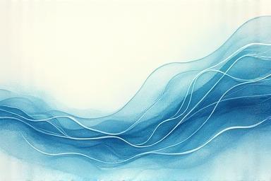 Illustration representing sound waves